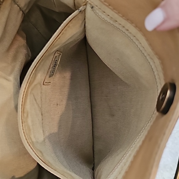 👑AUTHENTIC RARE👑 Vintage CHANEL CC Beige Lambskin Shoulder Tote - Picture 14 of 15